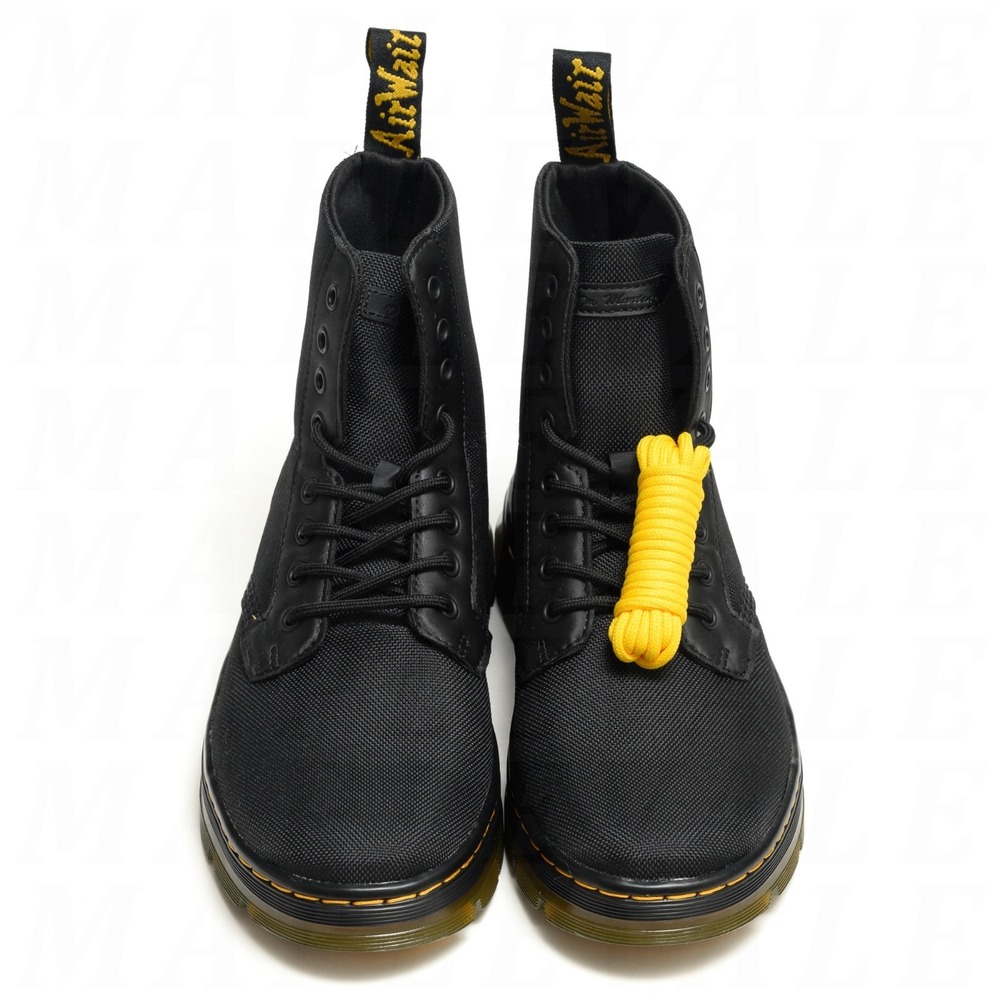 Dr Martens Combs Poly Rubbery Women's Sz 9 Black Casual Combat Boots 16607001 - Picture 5 of 12